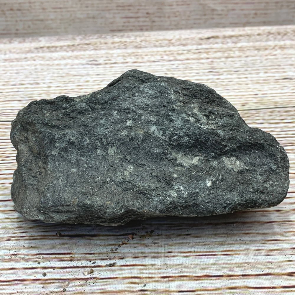 Unique Natural Dark Gray Stone Specimen Large Heavy Rock For Collection Display